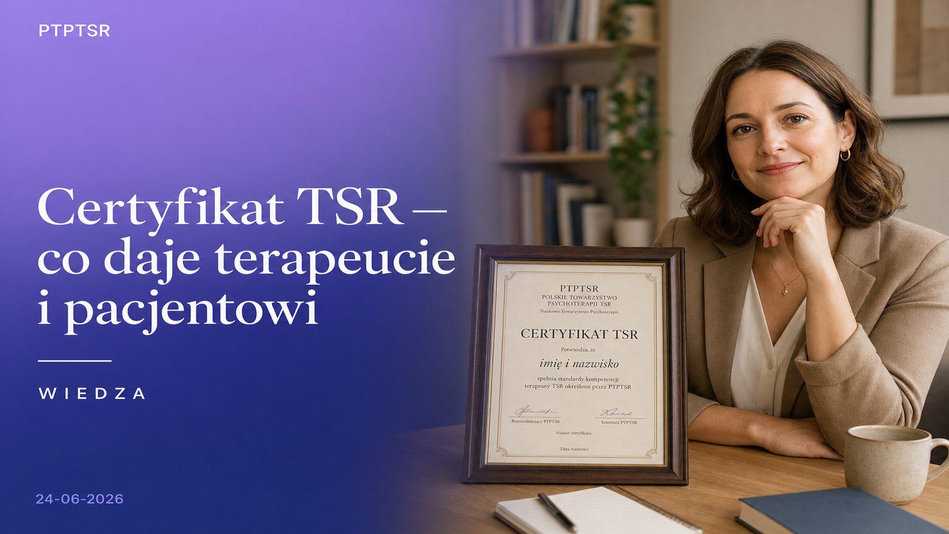 Certyfikat TSR — co daje terapeucie i pacjentowi