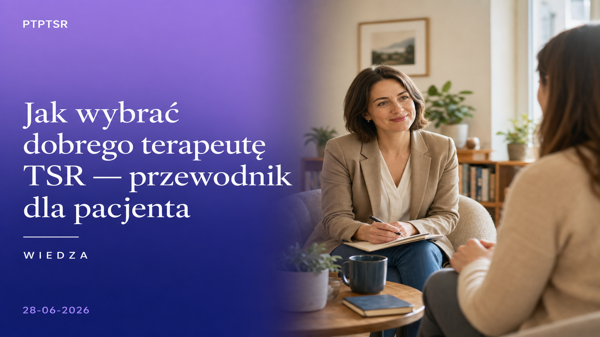 Jak wybrać dobrego terapeutę TSR — przewodnik dla pacjenta