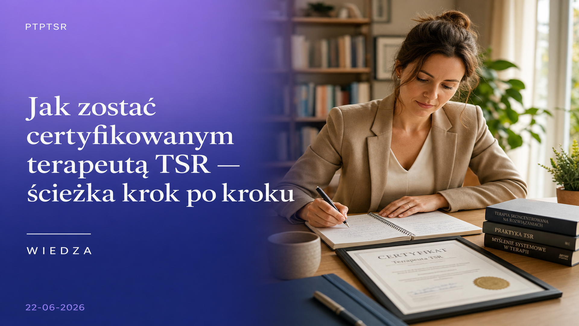 Jak zostać certyfikowanym terapeutą TSR — ścieżka krok po kroku